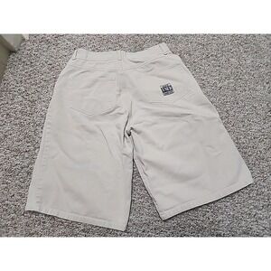 Get Used Beige/Off White‎ tag 34 jean shorts mens 30x13 Vintage